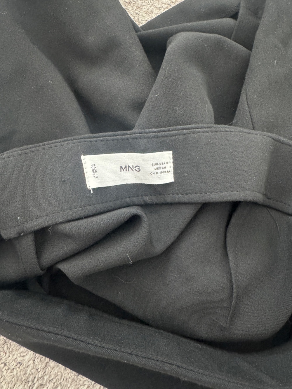 MNG by Mango Black Mini Skirt | Size Small - Picture 2 of 4